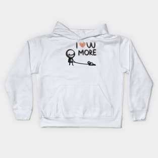 Love You More Kids Hoodie